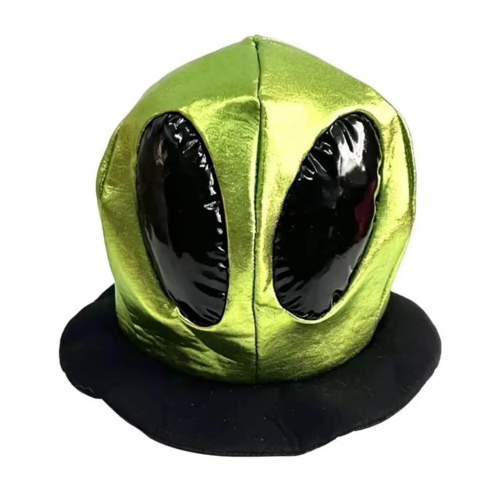 Gift Creative Alien Hat Cartoon Comfortable Big Eyes Cap Soft Unisex Cosplay Headgear Festival Event