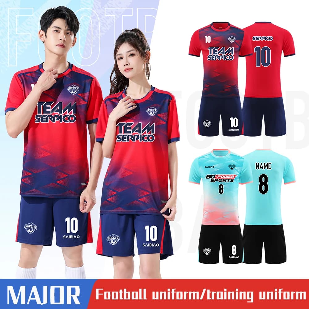 Adult Soccer Jersey Customize Football Uniforms Shirts Men Women Futsal Sportswear Training Tracksuit Sports Outfit Clothes Kid