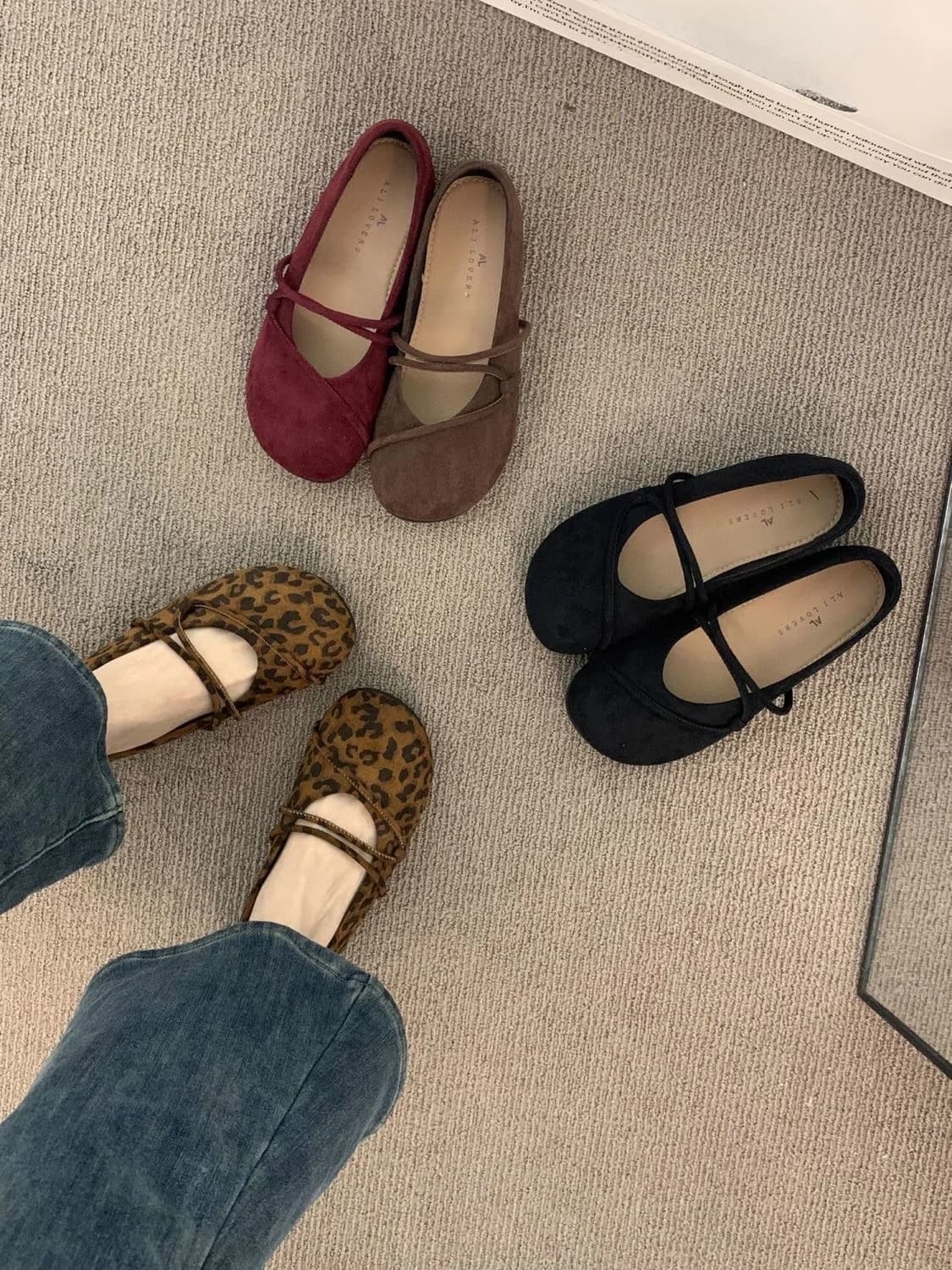 French-style Wasteland Round-toe Flat Shallow Single Shoes, New Autumn and Winter Retro Ultra-soft Sole Shoes