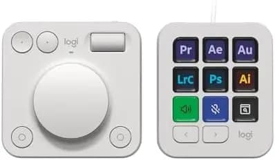 Console Creativa MX: 9 Tasti LCD, Stream Deck, Controllo Adobe, Zoom, Spotify - Grigio Chiaro