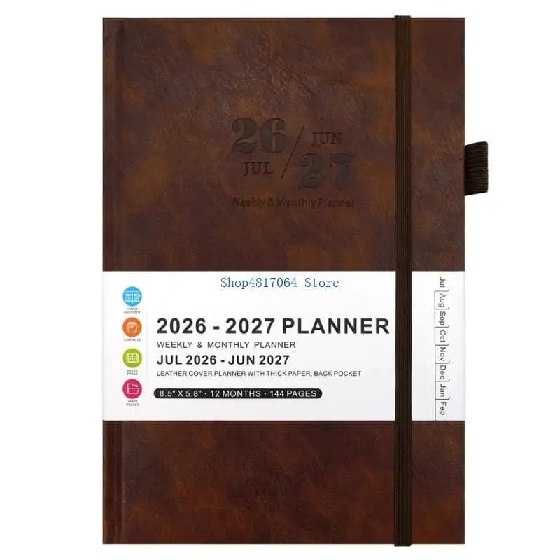 T3LB 2026 Schedule Planner Daily Planner Multifunction Sections Travel Planning Journal Schedule Notebook For Smooth Writing