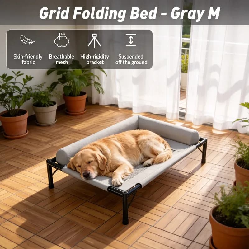 Cuccia Pieghevole per Cani di Tutte le Taglie, Letto da Campeggio Staccabile e Lavabile, Cuccia Militare per Cani Grandi e Piccoli, Forniture per Animali Domestici per l'Estate