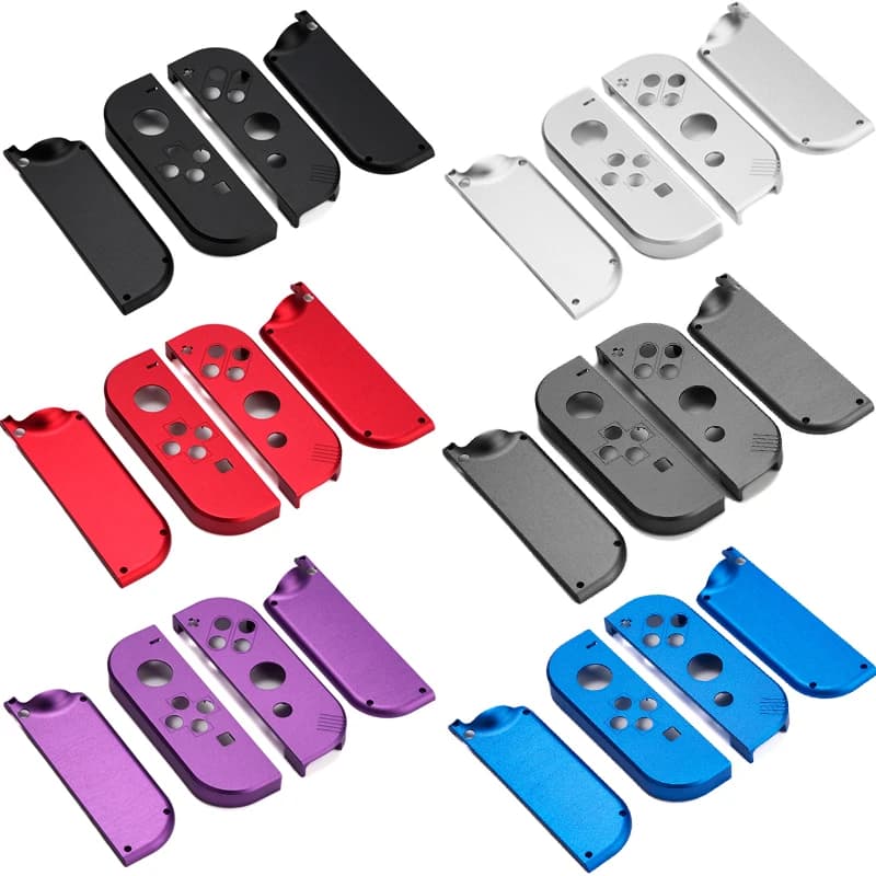 Guscio di ricambio JoyCon Oled in metallo per Nintendo Switch OLED Joy-Con riparazione parti fai da te accessori per custodia piastra posteriore