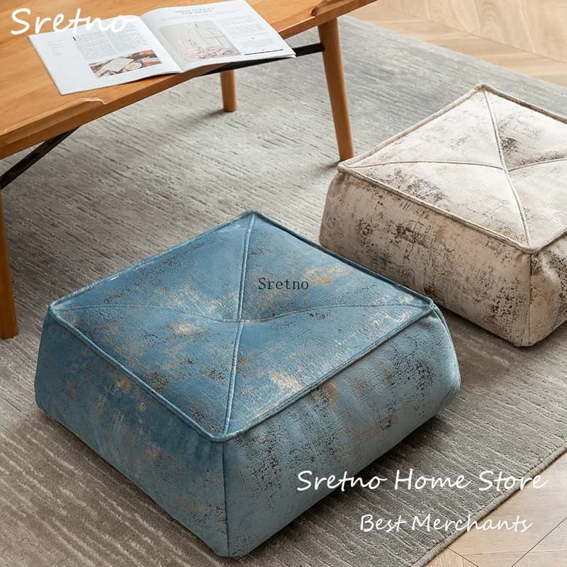 Velvet Cushions for Home Decorations,Practicing Meditation Seat Cushion,Sofa Bedroom Tatami Cushions Including EPP Cushion Core