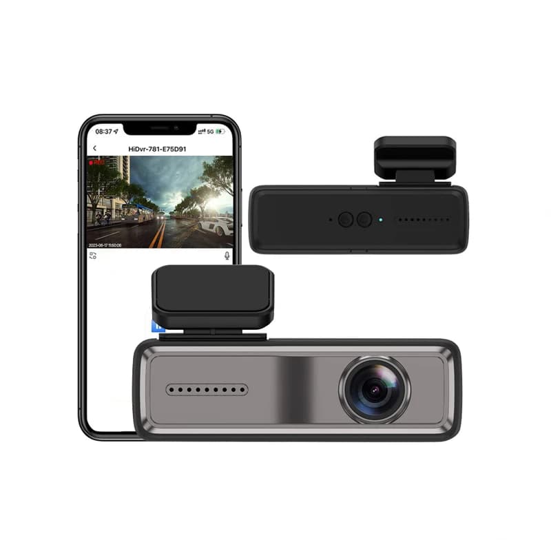 Telecamera Nascosta 4G 2K Reale con Lente 150° ° Dashcam Grandangolare con Monitoraggio Parcheggio 24h, DVR Auto con WiFi 2.4G, Scocca in Metallo, Registratore Video con GPS Esterno