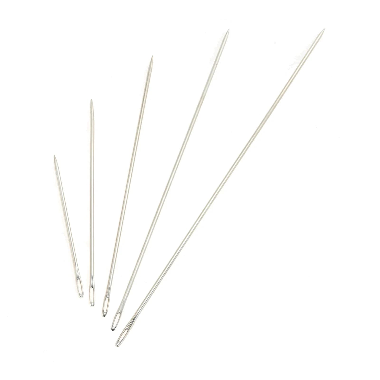 10/15/20/25/30 cm Aghi per cucire a mano con occhio grande per progetti di cucitura e lavorazione Ago per tappezzeria da ricamo professionale 1 pz