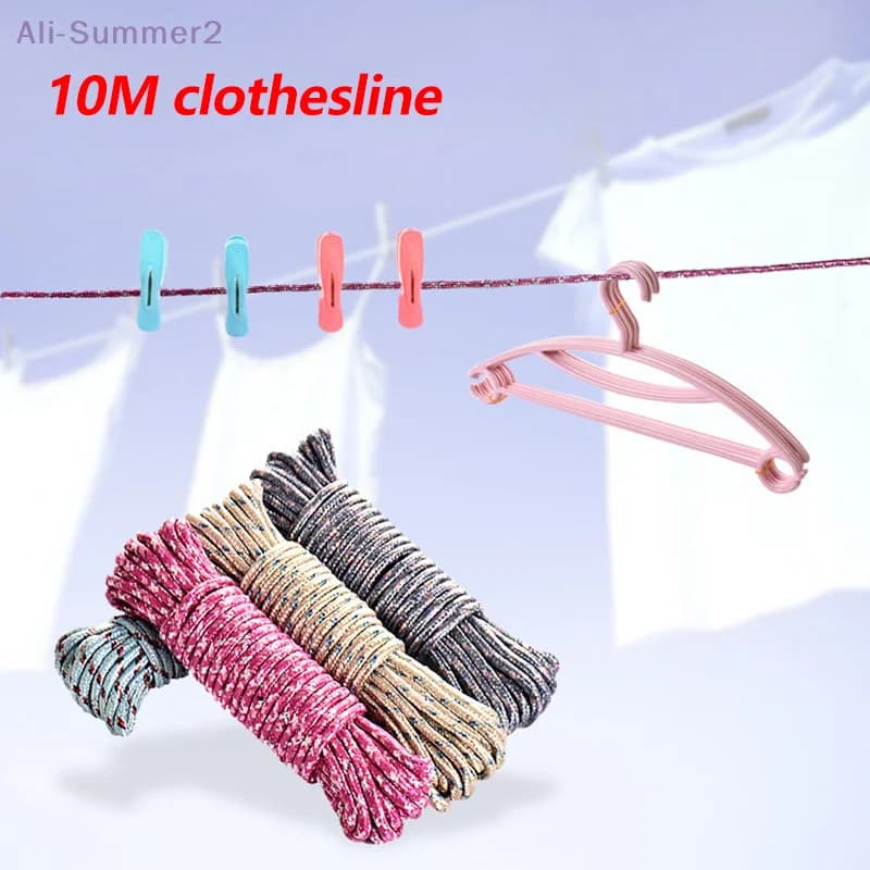{Summer2}{MX} 10 meters thick non-slip stretcher Corda to dry outdoor windproof clothes Corda for sheet without perforation
