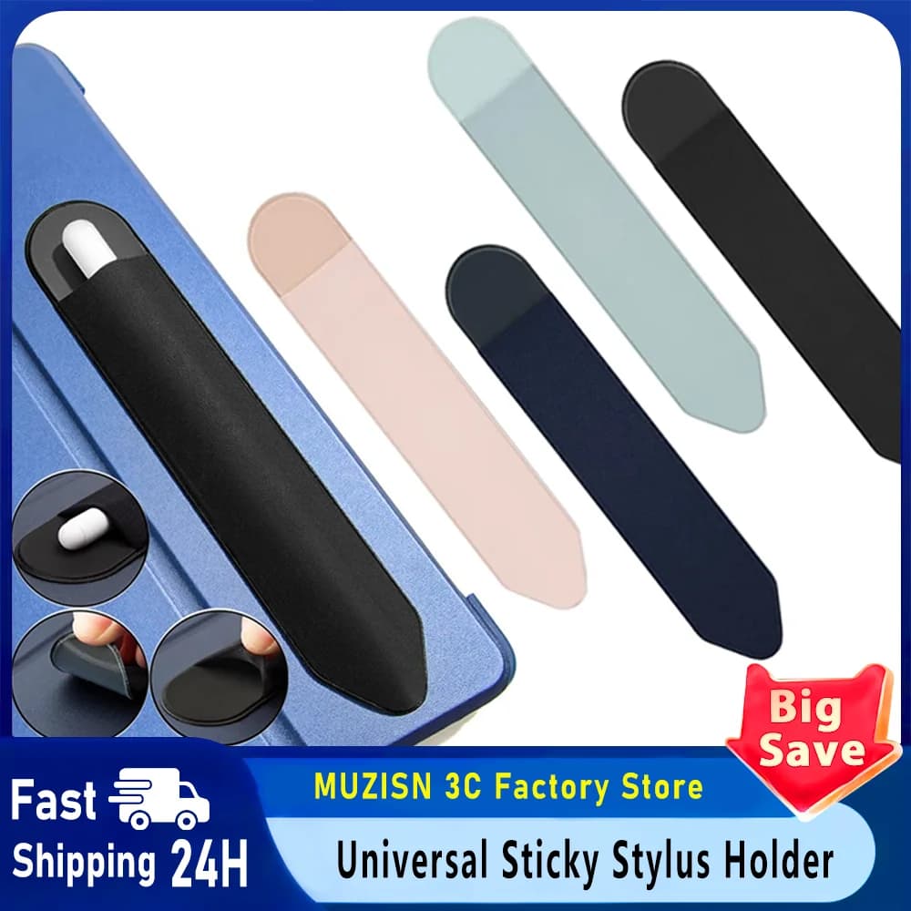 Supporto universale per stilo adesivo per Apple IPad IPencil 2 1 Custodia autoadesiva attaccata Custodia per matita