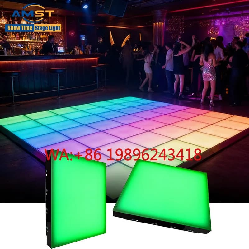Pannelli LED 3D Wireless Effetto Cielo Stellato per Pista da Ballo, Piastrelle Magnetiche Portatili per Matrimoni, Sale Private e Sale Banchetti