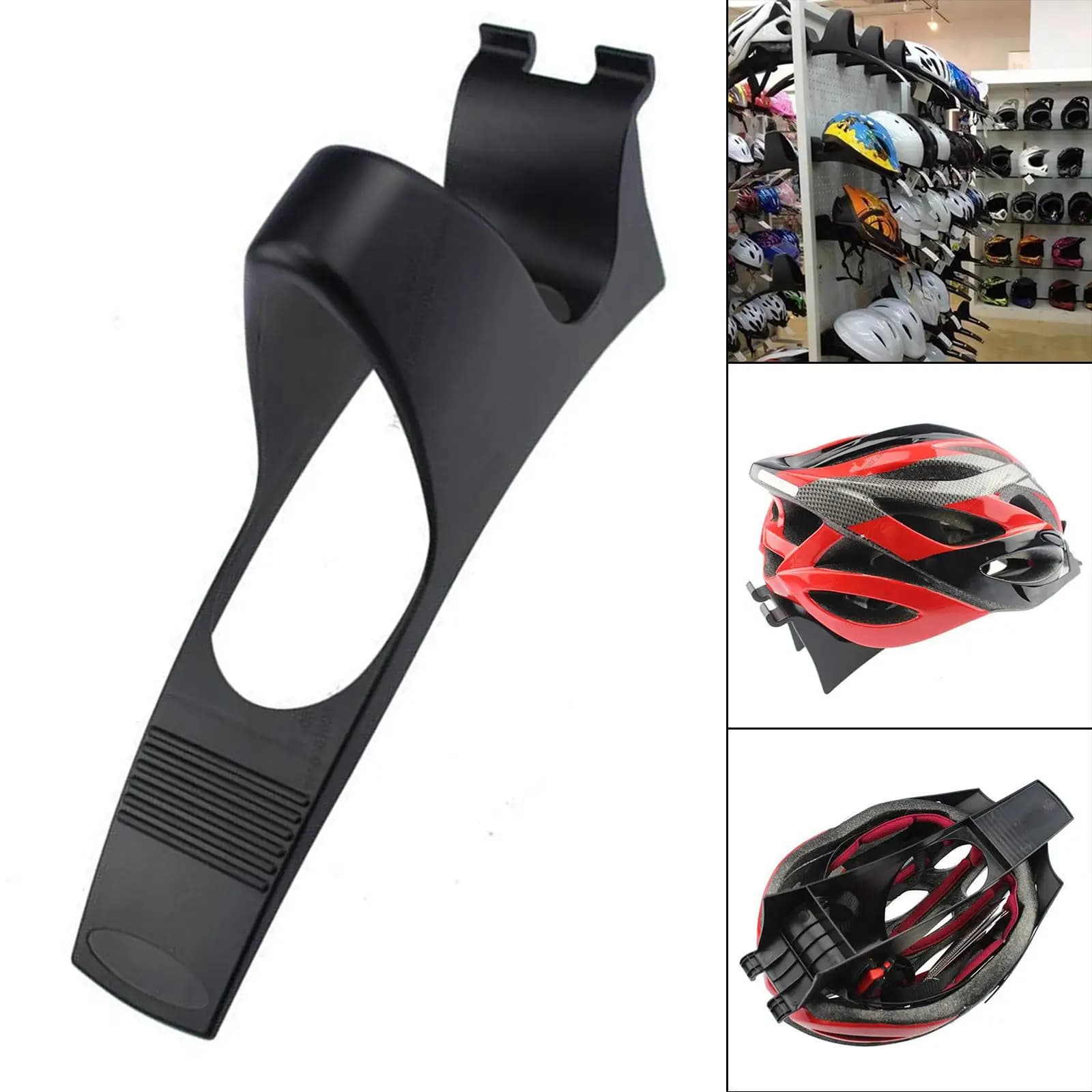 Bicycle stand, display for storing plastic accessories for wall mounting