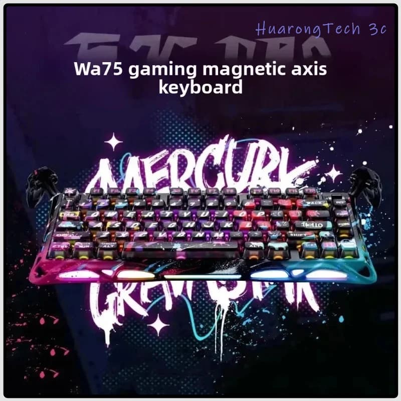 Gravity Planet Tile 75 E-sports Magnetic Axis Keyboard Game Special Computer Magneto Custom Keyboard And Mouse Fearless Contract