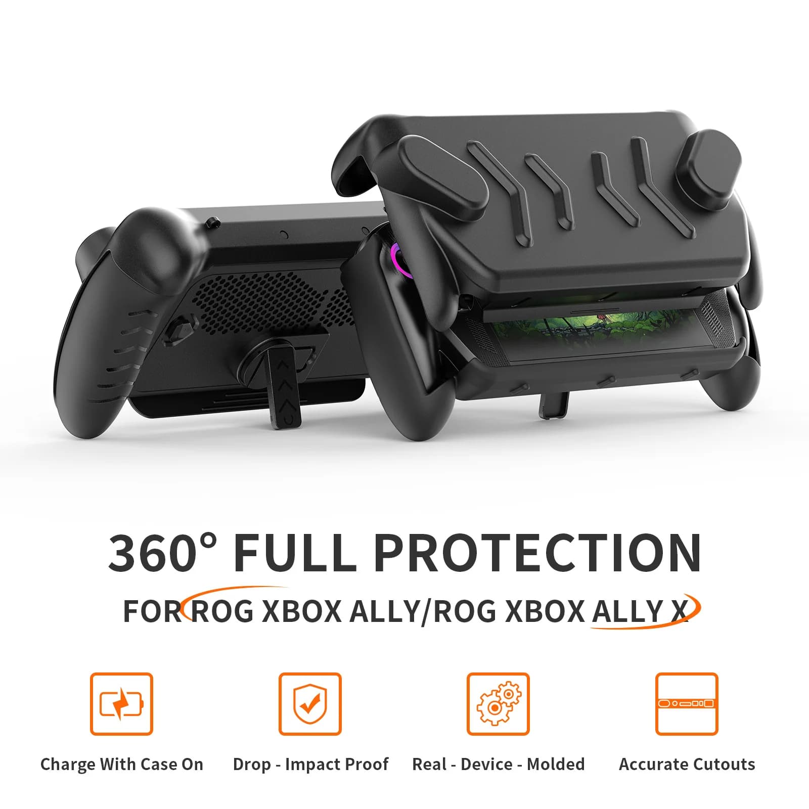 Per ROG Xbox Ally 7 "Custodia protettiva Custodia protettiva per schermo antigoccia portatile con guscio anteriore staccabile Accessori di gioco