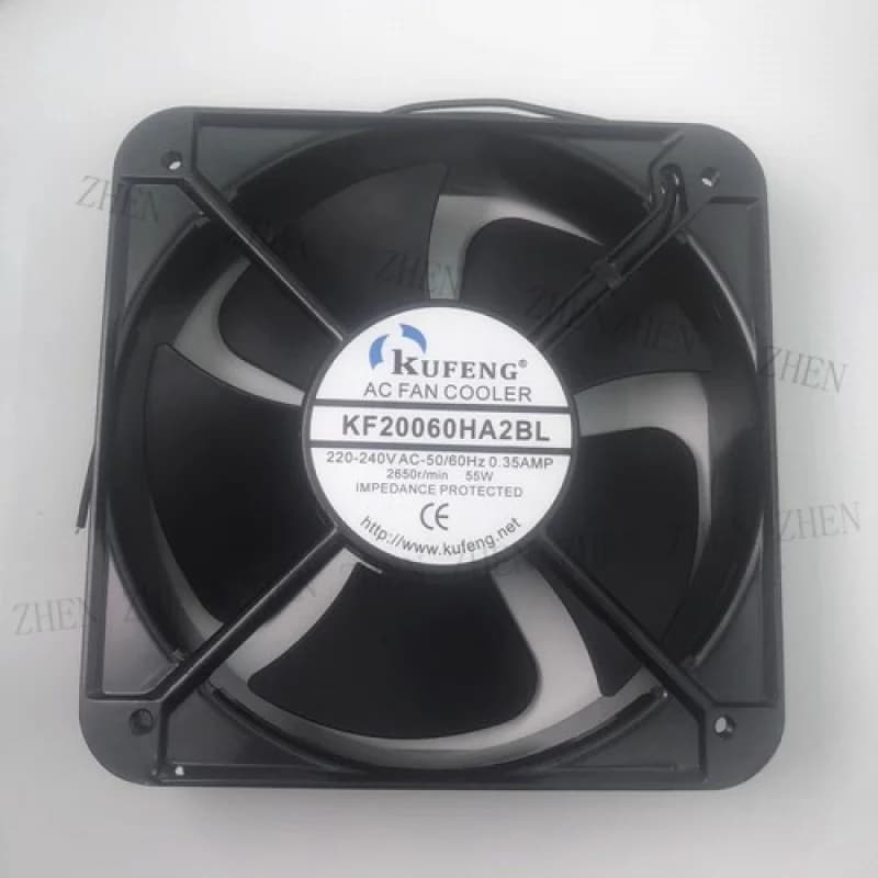 Y PER KUFENG KF20060HA2BL AC220V-240V 0.35A 55W 20CM Ventola di raffreddamento assiale