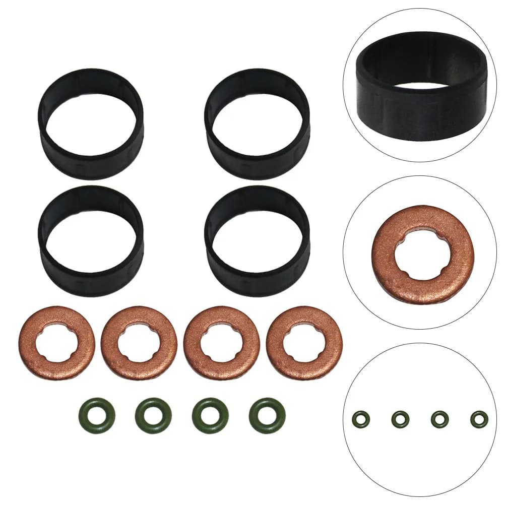 Kit Guarnizioni Iniettore Carburante 1 Set - O-Ring per Iniezione Carburante, Texture Eccellente, Dettagli Precisi, Manutenzione Generale