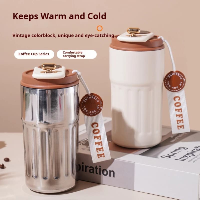 450ML LED Temperature Display Stainless Steel Thermal Water Bottle Coffee Cup Travel Vacuum Flask Keep Cold and Heat Thermal Mug