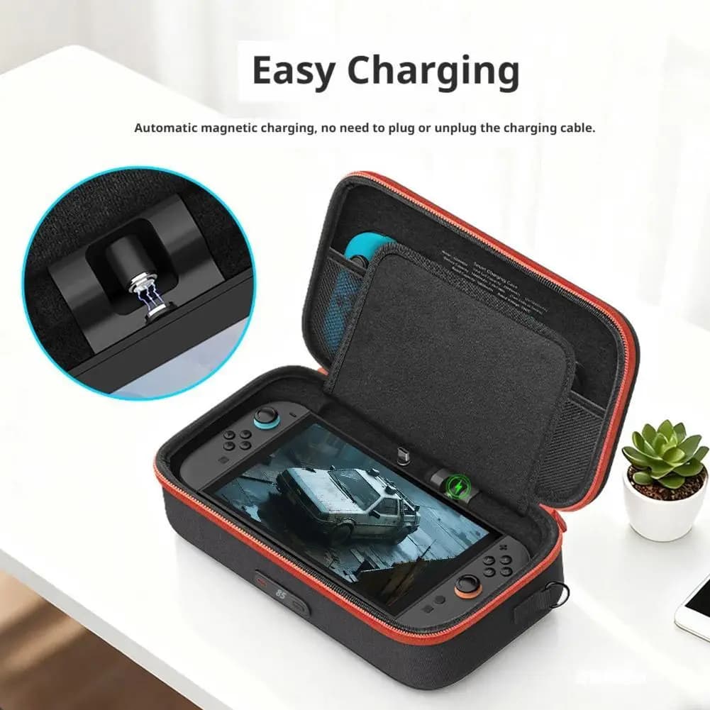Custodia Power Bank da 20000mAh per SWITCH 2 - Ricarica Rapida Bidirezionale da 22.5W, Combo di Ricarica e Conservazione