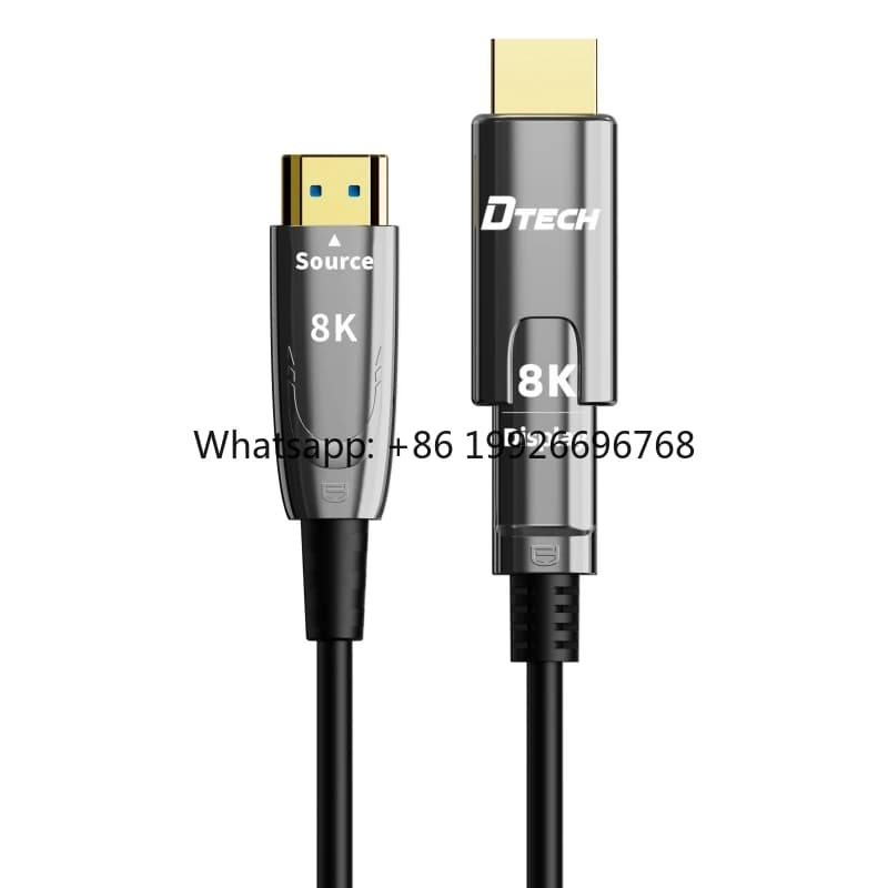 Cavo in Fibra Ottica DTECH DT-HDA8 Staccabile Tipo A-D 8K 60Hz 4K 240Hz HDMI 2.1V a Micro HDMI