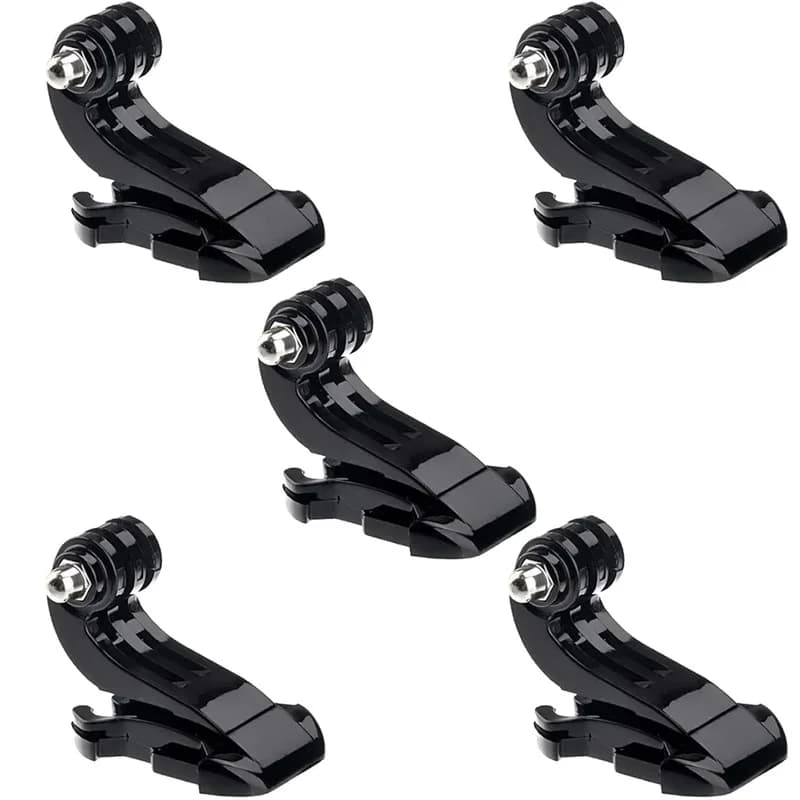 Quick Release J-Hook Buckle Mount 3-Prong J Hook Clip Adapter for GoPro Hero DJI Insta360 SJCAM AKASO Action Camera Helmet Mount