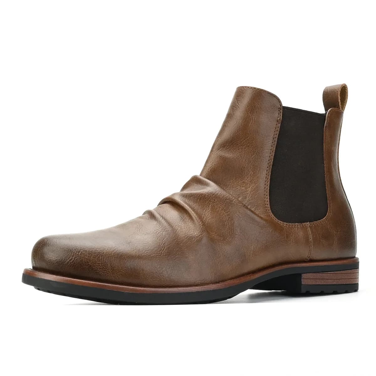 uomo casual business matrimonio stivali chelsea nero marrone scarpe vintage cowboy stivale in pelle naturale bello caviglia botas masculinas