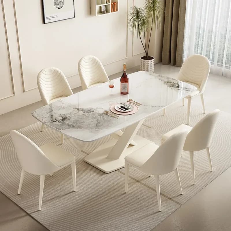Gambe per Tavoli da Pranzo di Design Unico, Set di Tavoli da Pranzo Espandibili Moderni, Tavoli Allungabili in Stile Nordico, Mobili per la Casa