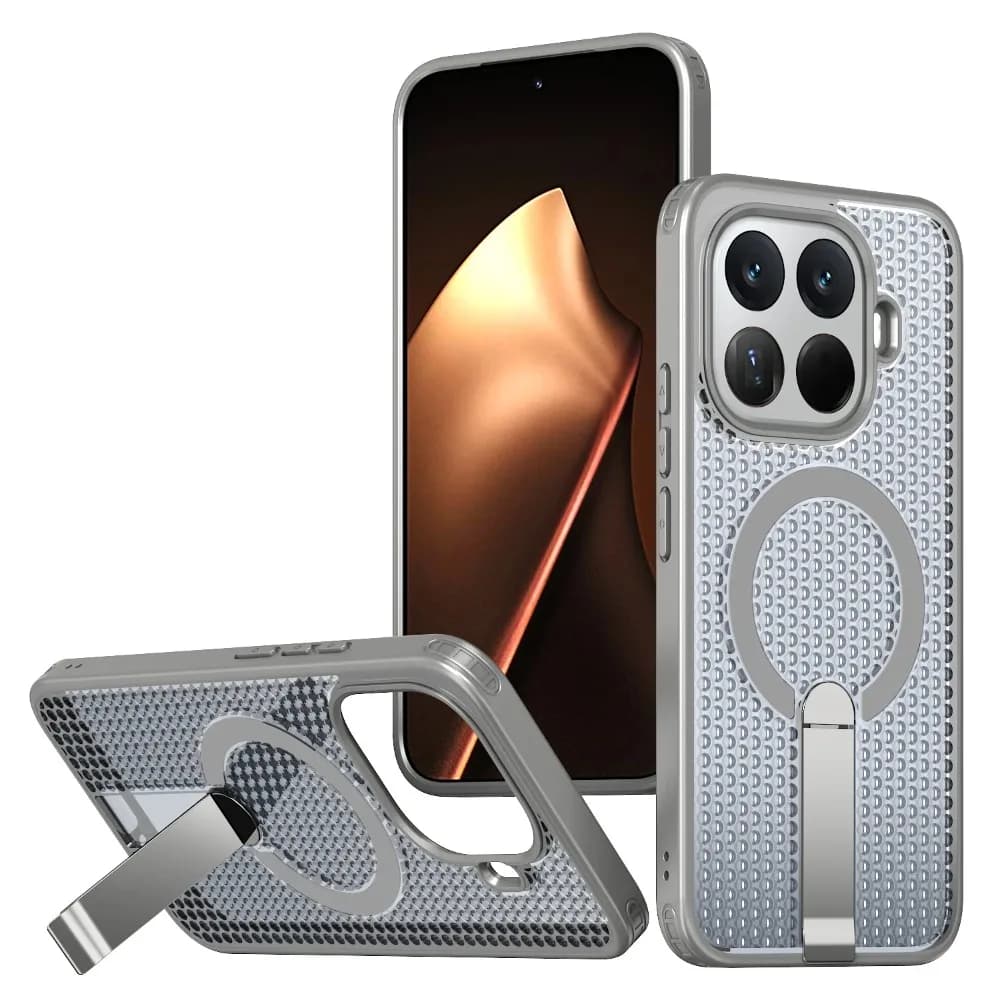 Cooling Heat Dissipation For Magsafe Magnetic Case For Xiaomi 17T 15T 14T Pro Shockproof Hide Bracket Cover For Mi 17 Pro Max