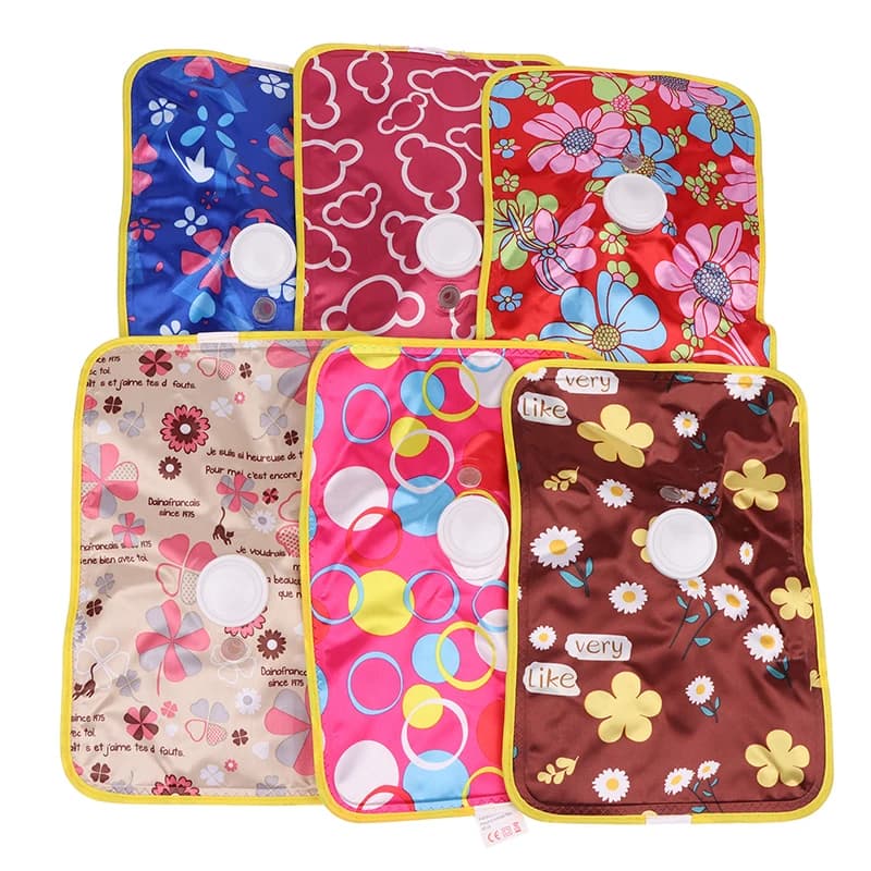 1Pc EU/US Rechargeable Electric Hot Water Bottle Hand Warmer Heater Bag For Winter Gifts Winter Hot Water Bottle Random Color.