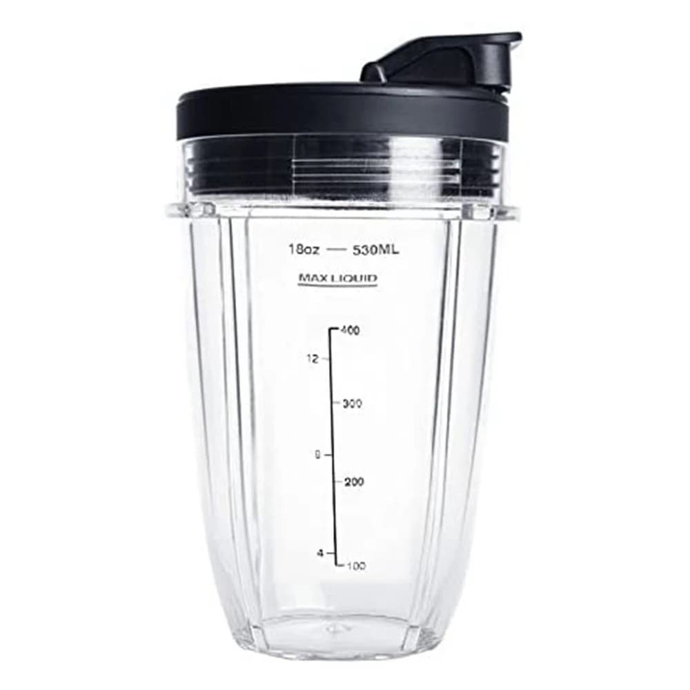 for cup Nutri Ninja from 18 Oz with 2 sealing caps, suitable for NINJA Juicer series blender from 900 W/1000 W (package from 2) -A68M