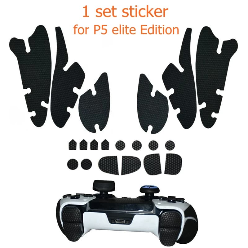 Adesivo protettivo antiscivolo Gamepad pellicola maniglia impugnatura pelle antipolvere per Controller bordo PS5 accessori di gioco