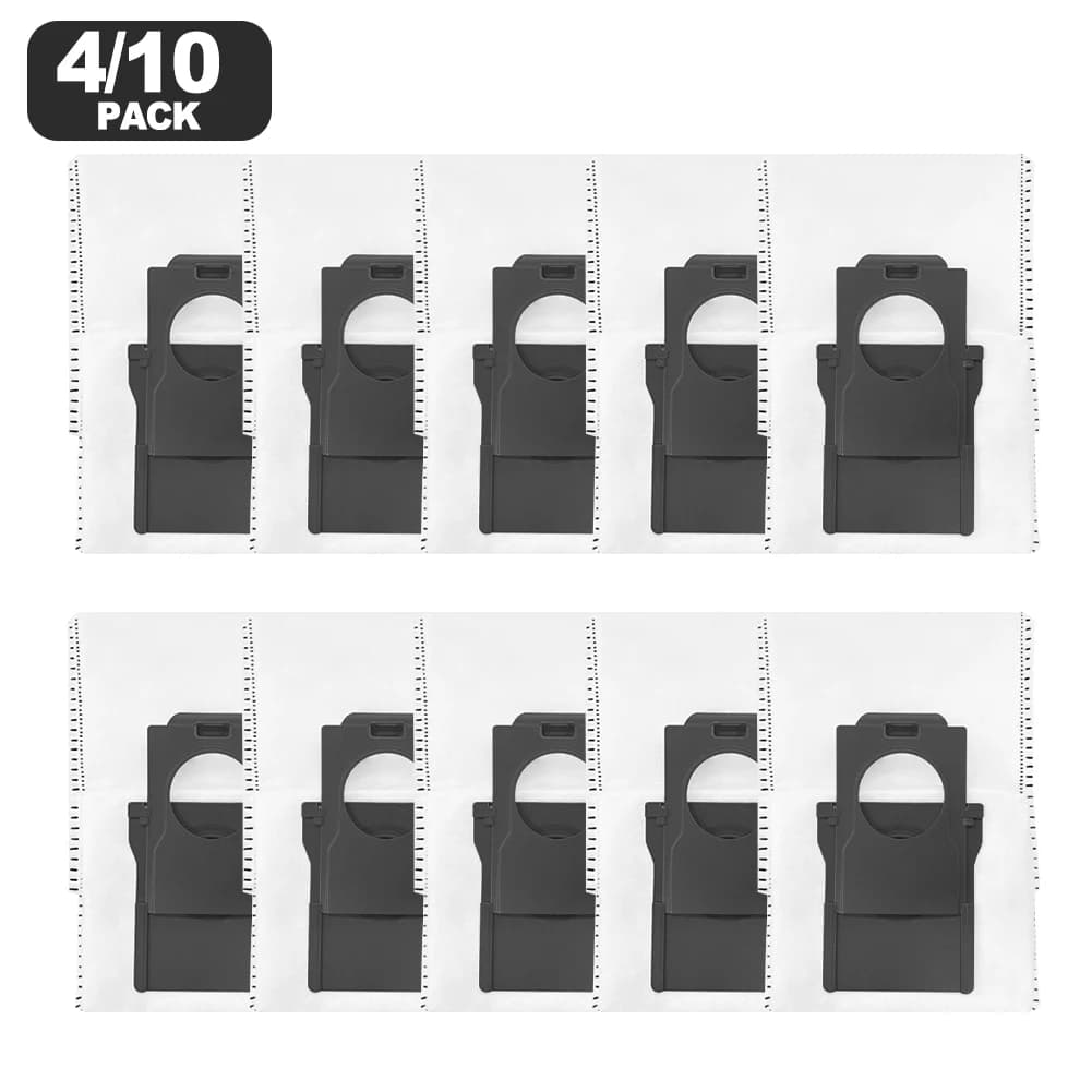 Replacement Dust Bags For MOVA Z60 Ultra Roller Robot Vacuum And Mop System 4 Pack Or 10 Pack Layer Filtration Bag Set