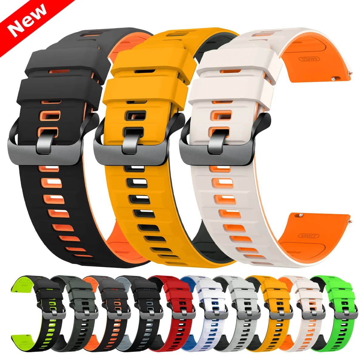 Cinturino in silicone per COROS PACE 3/APEX 2 pro cinturino regolabile per COROS APEX Pro 46mm Correa braccialetto sportivo 22mm cinturini da polso