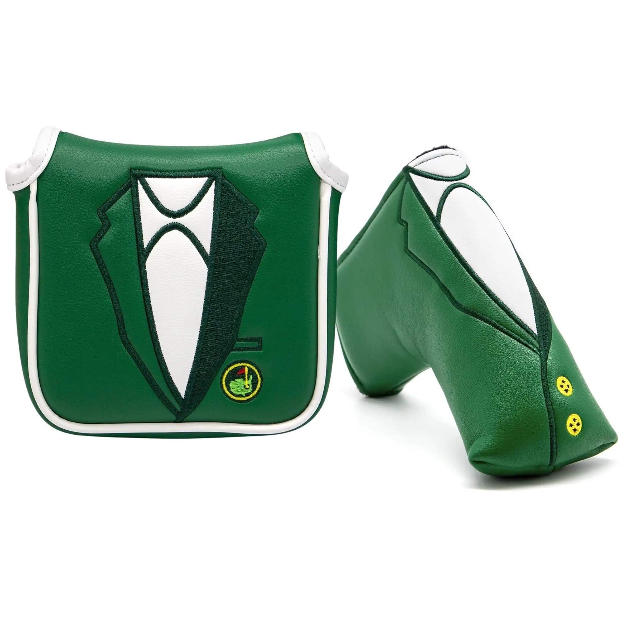 Copritesta da golf Green Jacket, copertura per putter Blade Mallet, ottimi accessori da golf per uomini golfisti, papà, pensionati, festa del papà