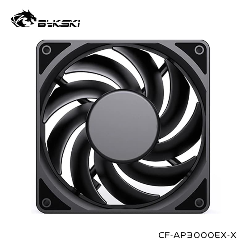 Bykski 120 cm 4PIN PWM Ventola Potente case del computer ad alto flusso, radiatore di raffreddamento Master Max 3000 giri/min, due cuscinetti a sfera, CF-AP3000EX-X