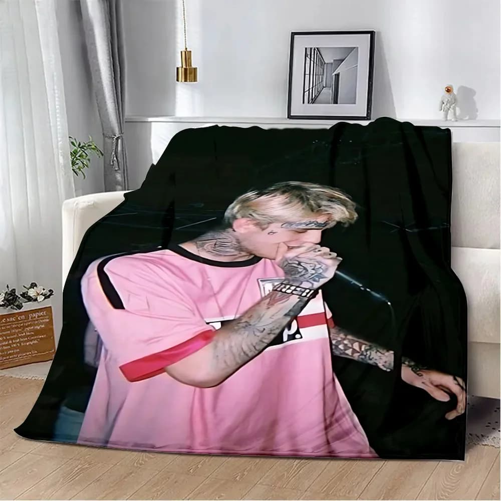 Coperta stampata per cantante caldo Coperte da picnic Coperta calda Morbida e L-Lil P-Peep Comoda coperta da viaggio per la casa Regalo di compleanno