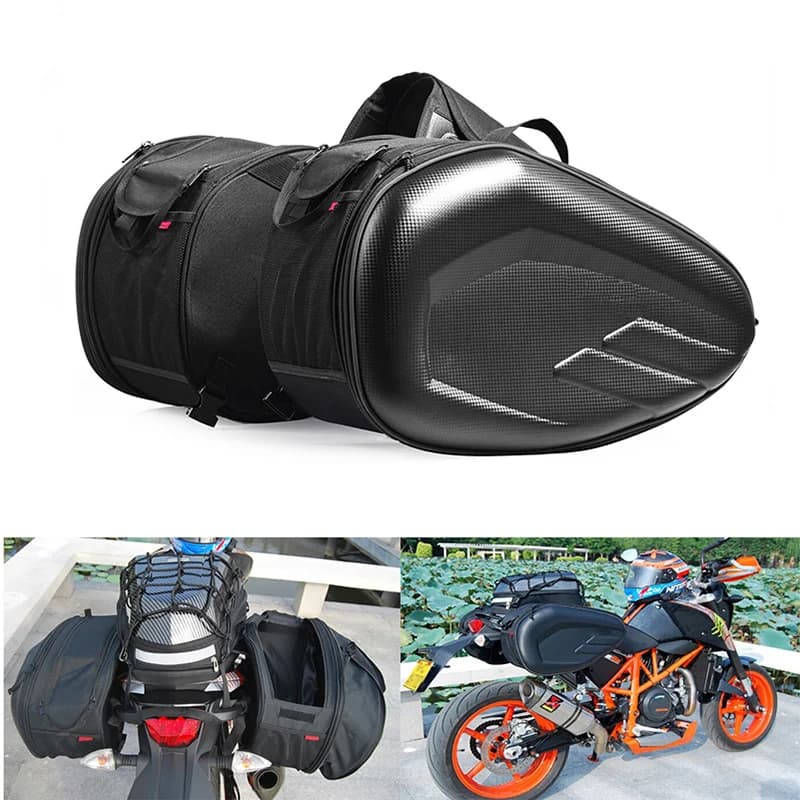 Nuove borse laterali Moto impermeabili casco Moto borsa laterale coda bagagli valigia Moto borse serbatoio carburante borse sella SA212