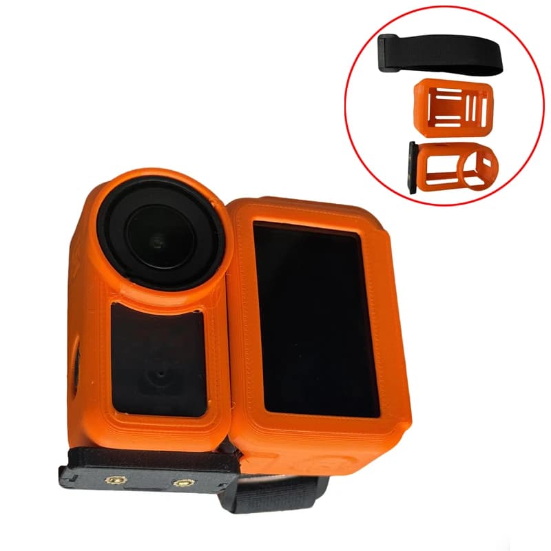 1Set For DJI OSMO Nano Action Camera Protective Case Support Horizontal/vertical Shooting 3D Print Protective Accessories