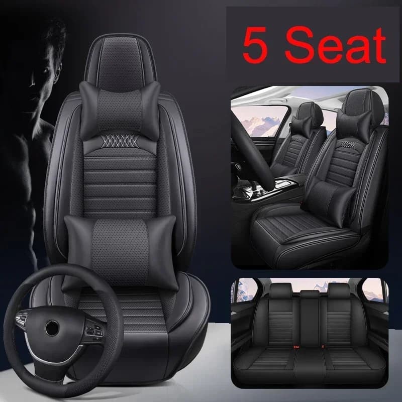 Full Cover Artificial Leather Car Seat Cover for Bmw X5 E87 X1 F48 X2 X3 X4 X6 X7 M3 M5 Car Accessories