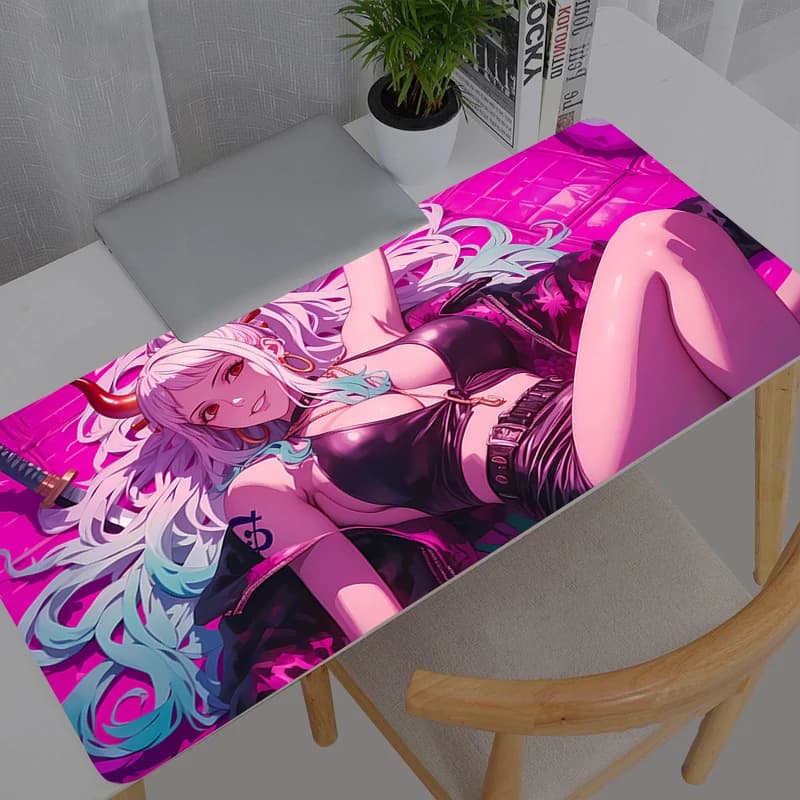 Mouse Pad One Piece Yamato Anime New Carpe Large PC Gamer Computer Mausepad Varmilo Keyboard Gaming Accessories Desk Mat
