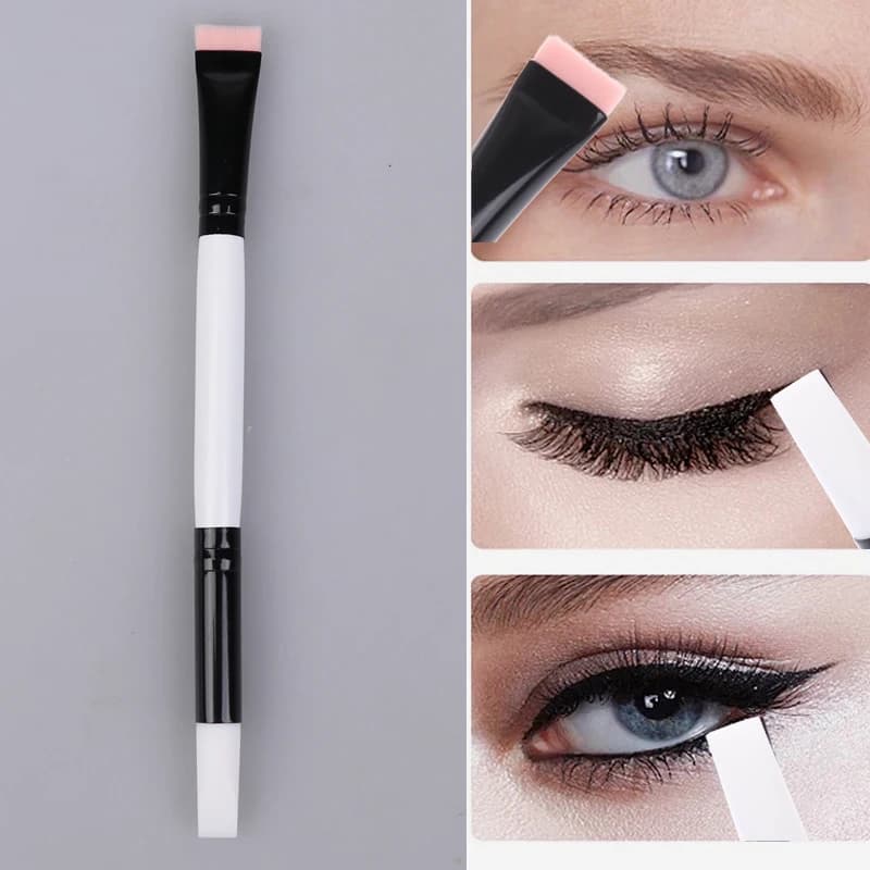 Flat Angle Brush Eyebrow Eyeliner Brush Eye Shadow Silicone Makeup Brush Lash Lift Brush Eyelashlift Perm Tool Female Beauty