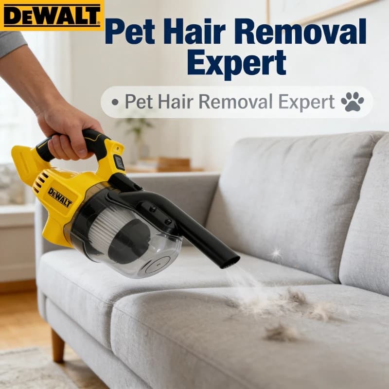 Dewalt 9.4KPa Brushless Handheld Vacuum: Compatible with Dewalt 18V/20V Batteries,1302L/Min High Airflow Universal Cleaning Tool
