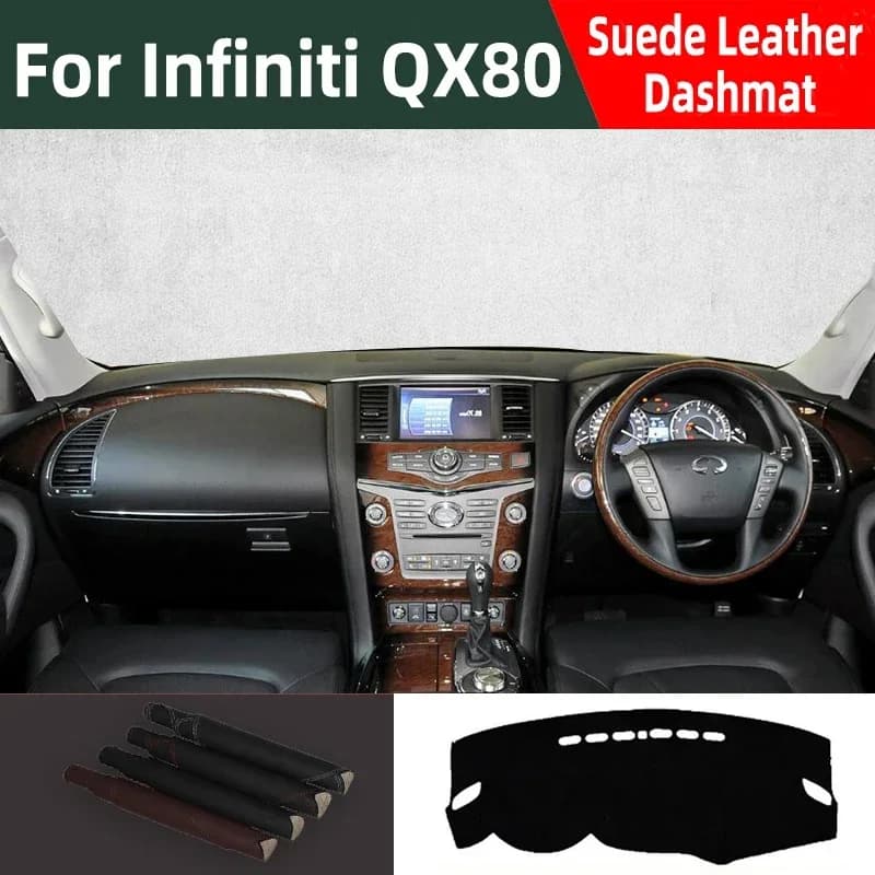 Suitable for Hong Kong version, blackout mat and central console solar mat for Infiniti QX80.