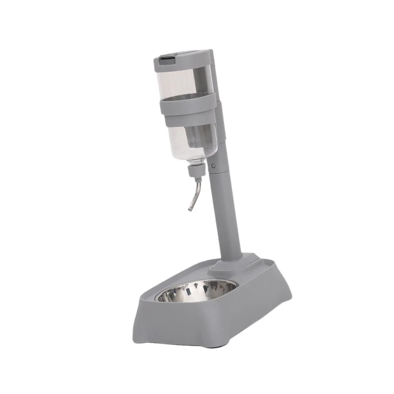 Dispenser Automatico per Cibo e Acqua per Animali Domestici, Bottiglia d'Acqua da 770ml, 2 in 1 per Bere