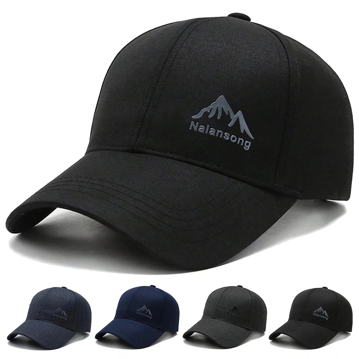 Cappellini da Baseball Unisex Lalansong Mountain Range, Cappelli Casual Regolabili per Primavera e Autunno, Cappello Protettivo Solare, Berretto Sportivo