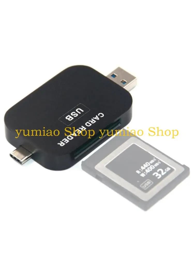 Lettore schede Mini XQD 587B Supporto portatile Type-C/USB3.0/2in1 per Lettore schede 500Mbps per schede