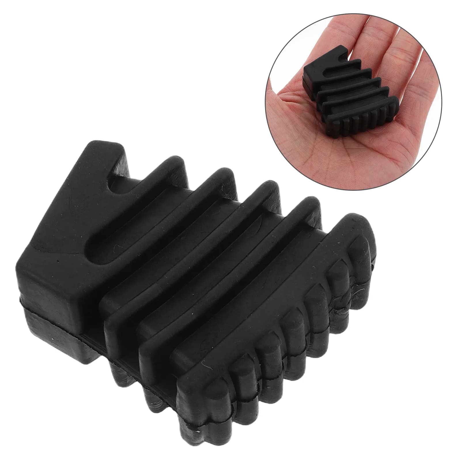 9Pcs Black Drum Leg Support Pads Antislip Floor Grip Drum Rubber Feet Protectors for Kick Snare Bass Drums Practice Live