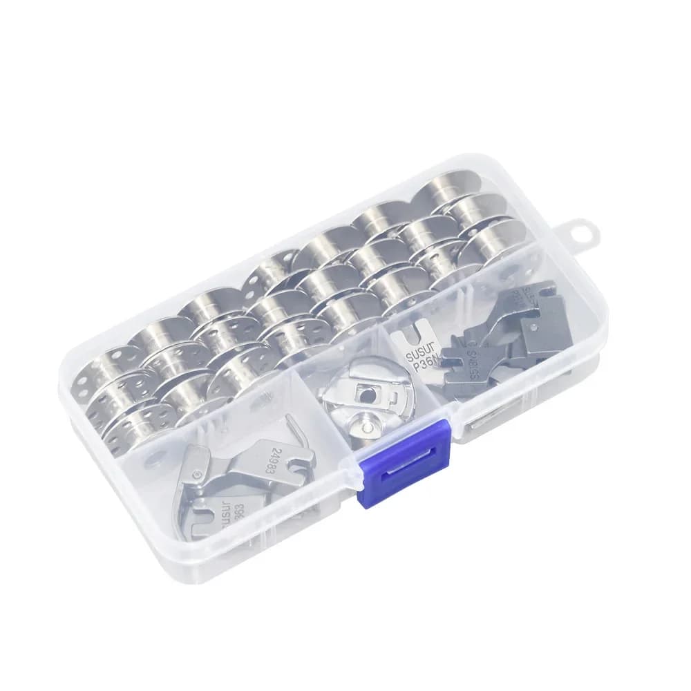31 PZ PIEDI STAMPA e BOBIN SET ADATTO PER JUKI DDL-555 5550 5600 8300 8500 8700 9000 Macchina Da Cucire # CJY-31