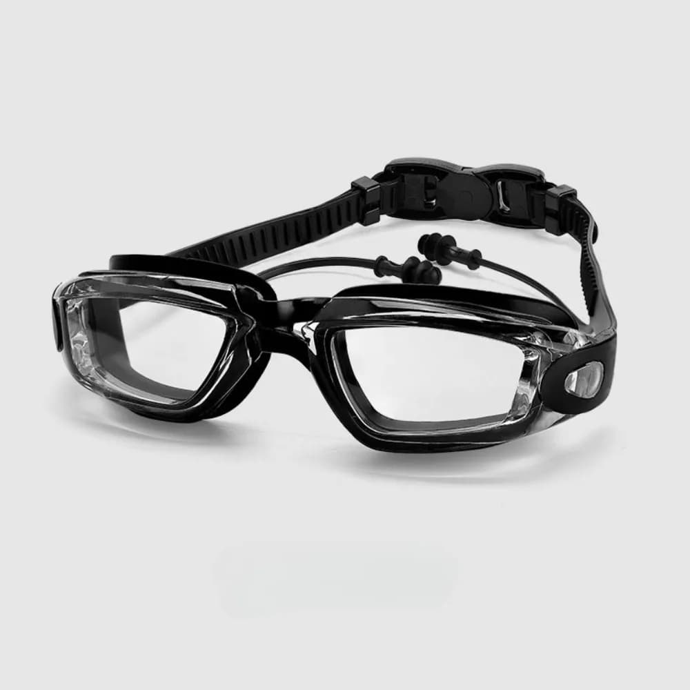 Anti Fog Swimming Goggles Wide View With Earplugs Swim Eyewear Glasses Waterproof Ultralight Swim Training Glasses Swimming Gear