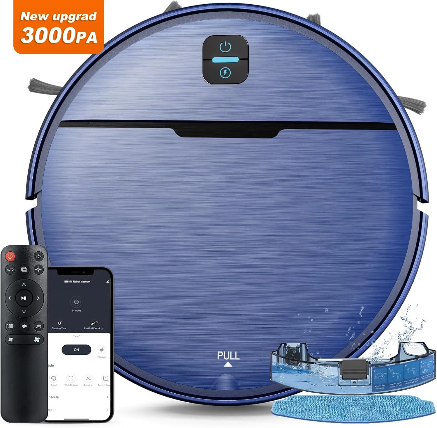Wholesale Automatic Vacuum and Mop Cleaning Robot Wet and Dry HEPA Filter Household Application Stofzuiger