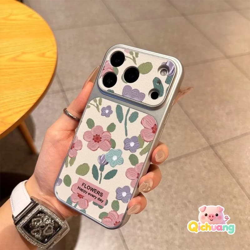 Oil‑Painting Flower Case For Moto Edge 70 60 Pro Fusion E15 E14 5G 4G Casing