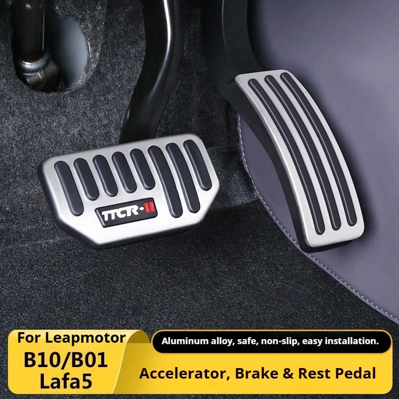 Per Leapmotor B10 B01 Lafa5: Copripedali Antiscivolo per Freno e Acceleratore, Accessori Interni per Auto