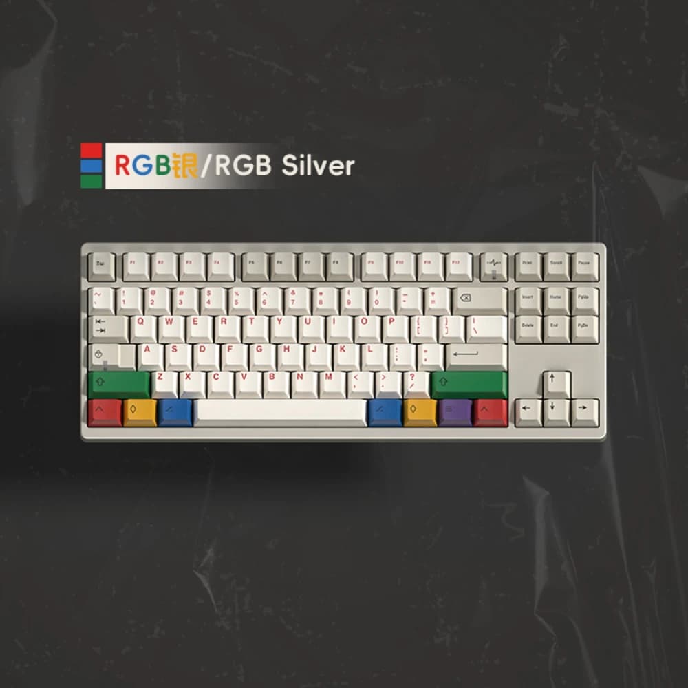WOB Crush80 Set di copritasti a tema PBT Personalizzato 80% 75% 65% Tappo per tastiera Cherry Profilo Gaming KeyCap per tastiera meccanica Rainy75